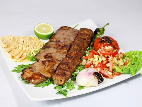 Steak with Kebab